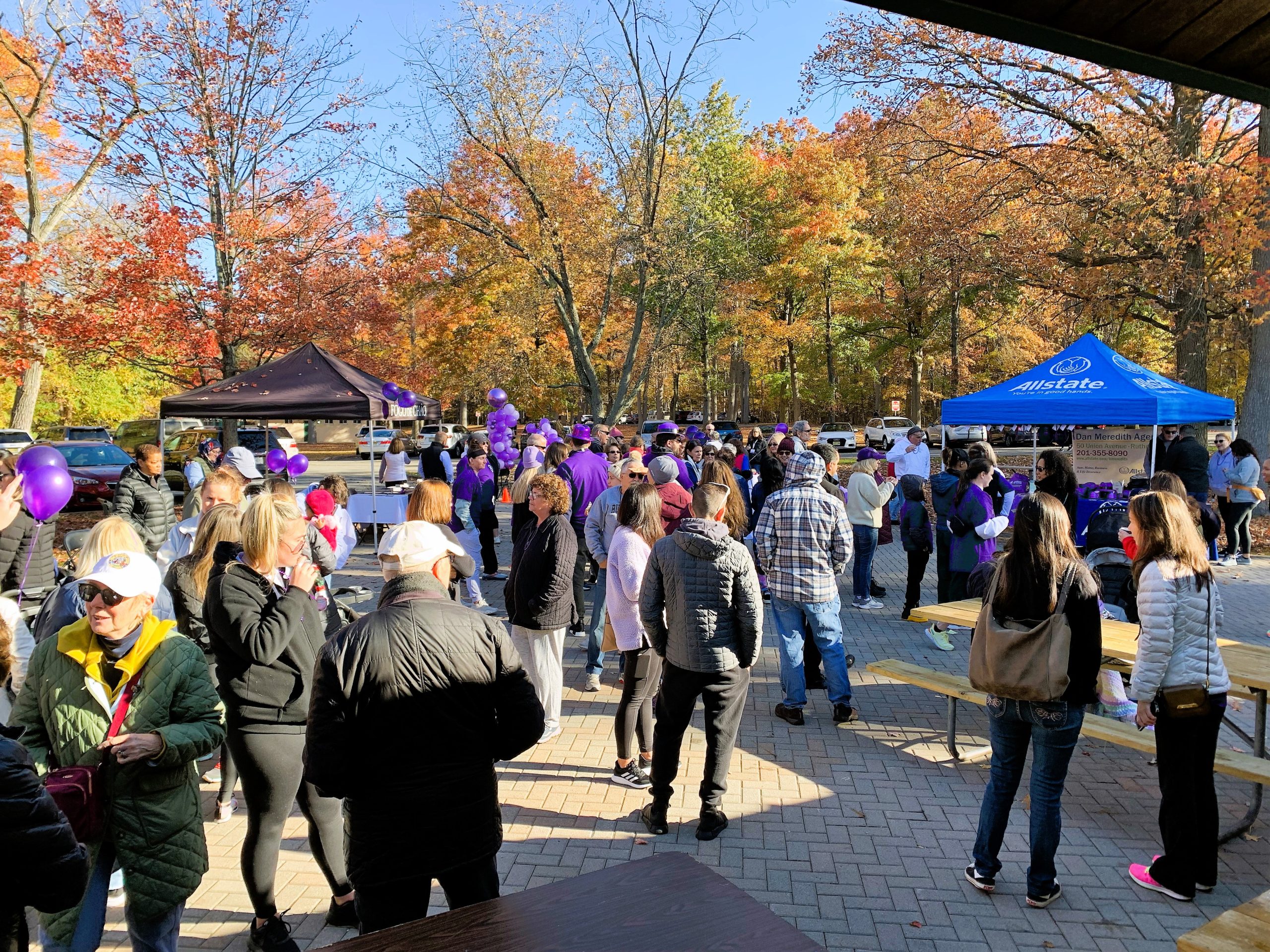 People gathered at 2022 Walk