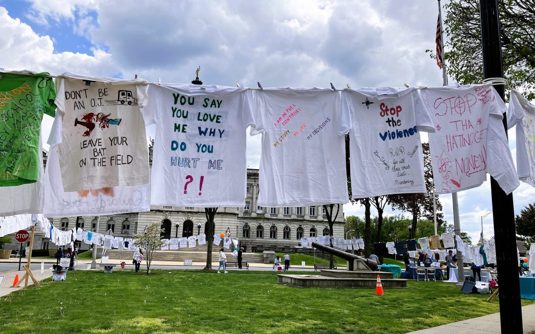 Center for Hope & Safety stands with all survivors of violence at annual Clothesline Project in Hackensack, NJ