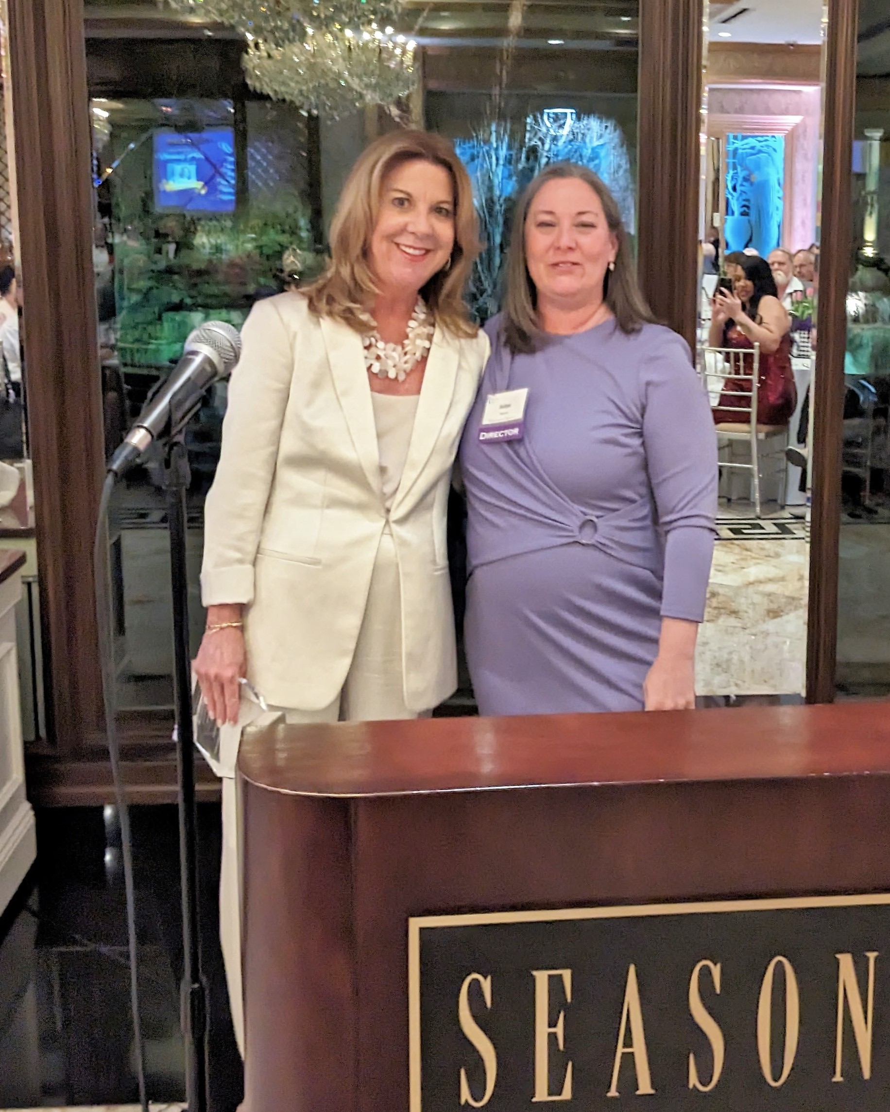 Cindy Myer with CHS Executive Director Julye Myner