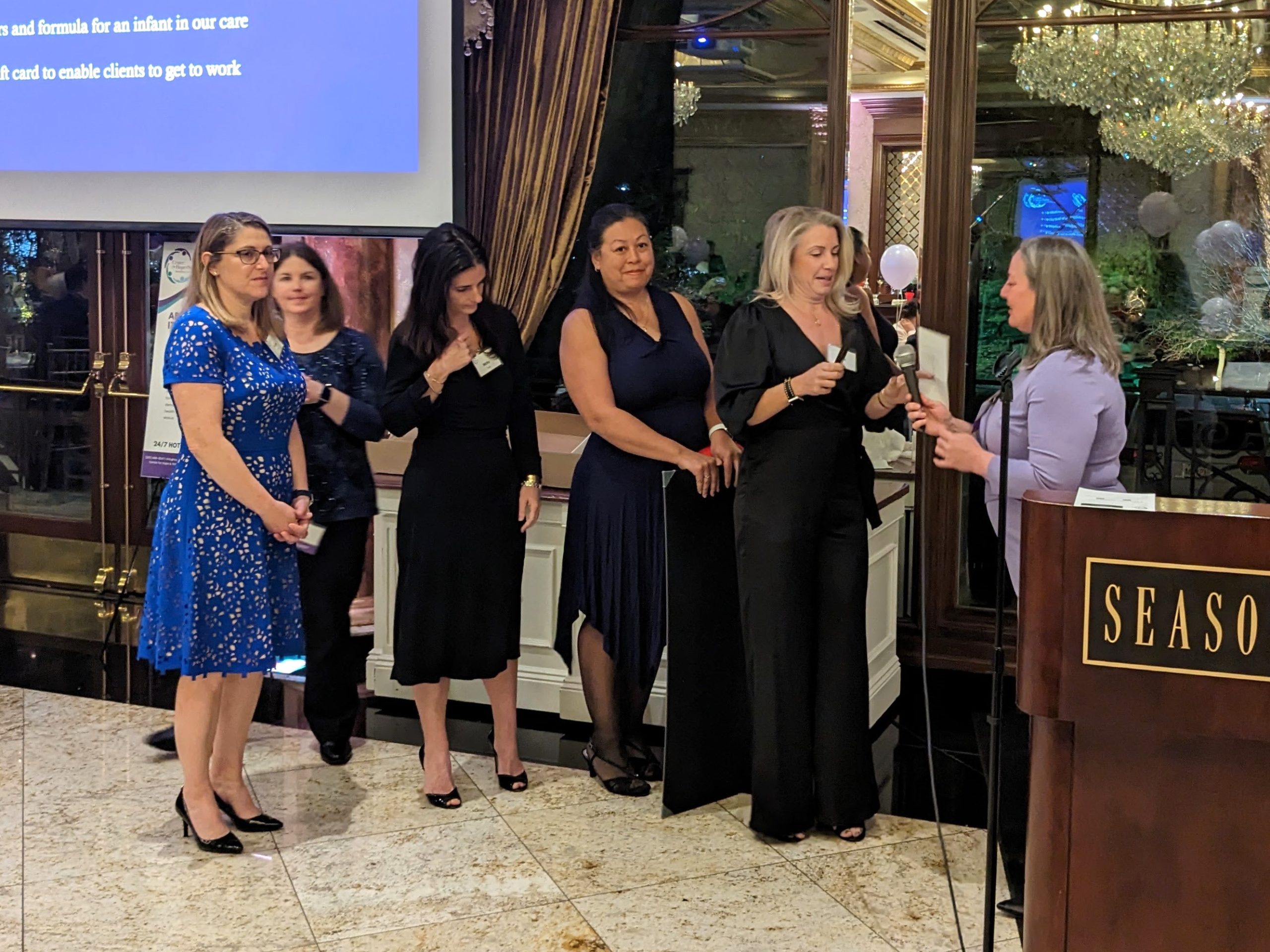 Junior Womans Club of Upper Saddle River with CHS Executive Director Julye Myner