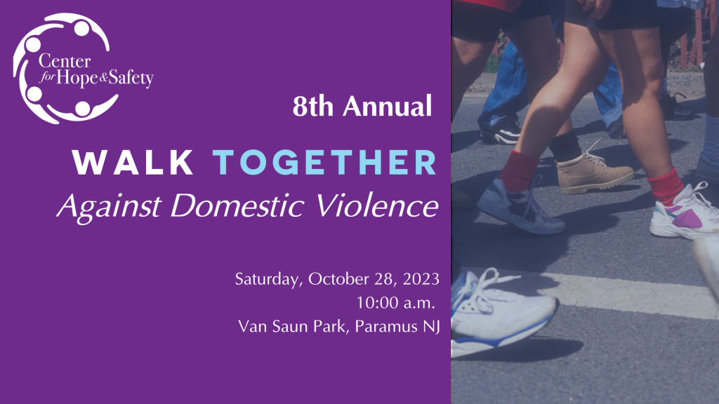 Banner for 8th Annual WALK TOGETHER Against Domestic Violence