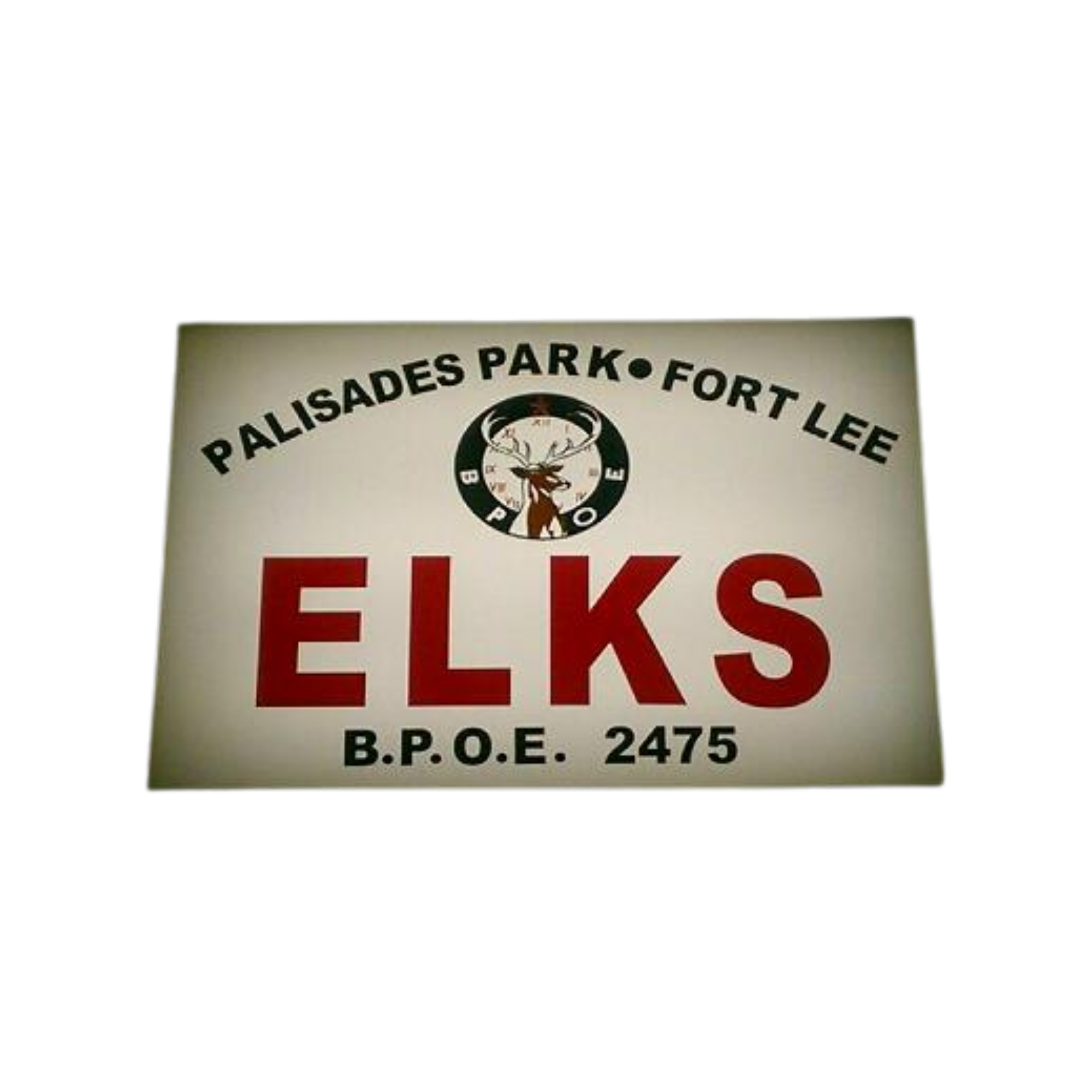 Palisades Park Fort Lee Elks logo