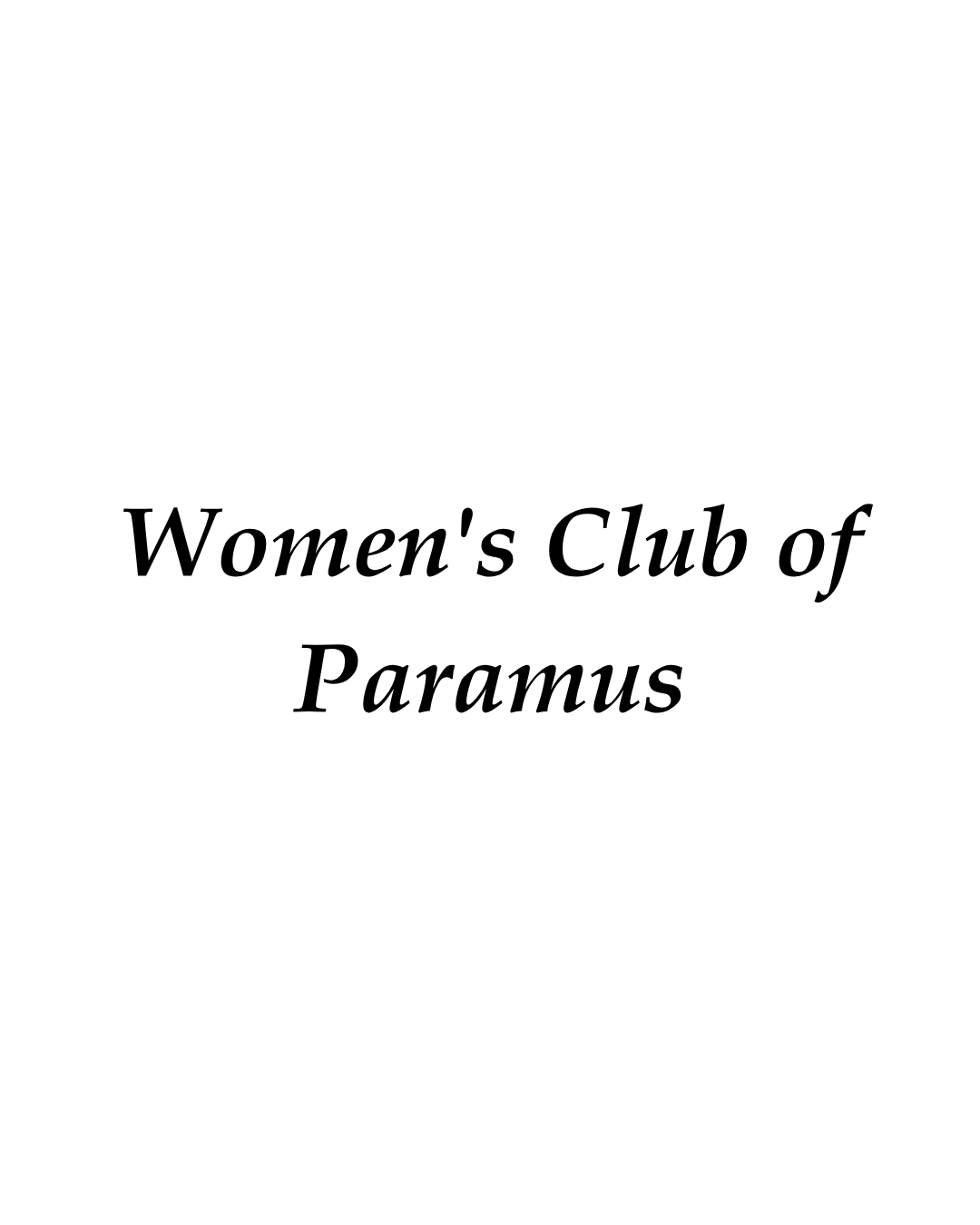 Women's Club of Paramus logo